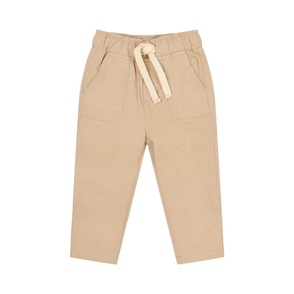 Little Dutch | Broek Boys Safari Friends Warm  Taupe