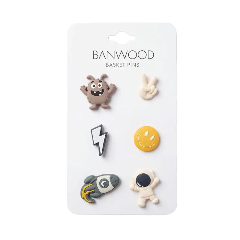 Banwood | Decoratie vr Mand Basket Pin Space
