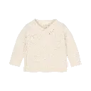 Little Dutch | T-shirt Uni Safari Friends Overslag Longsleeve Vanilla