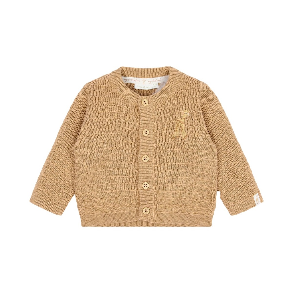 Little Dutch | Vest Uni Safari Friends Soft Tan