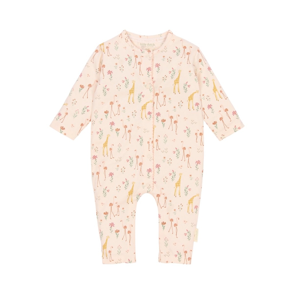 Little Dutch | Pyjama Girls Safari Friends Flamingo Pastel Rose