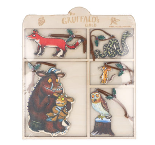 Gisela Graham | Hangfiguur Gruffalo & Gruffalo's Child & Friends Set 5-pack