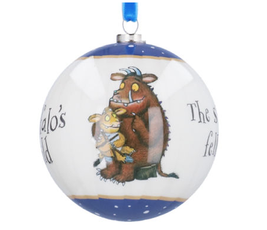 Gisela Graham | Kerstbal Gruffalo & Child in Cave 8cm         