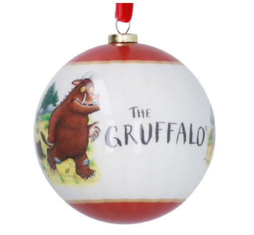 Gisela Graham | Kerstbal Gruffalo & Mouse in Woods 8cm