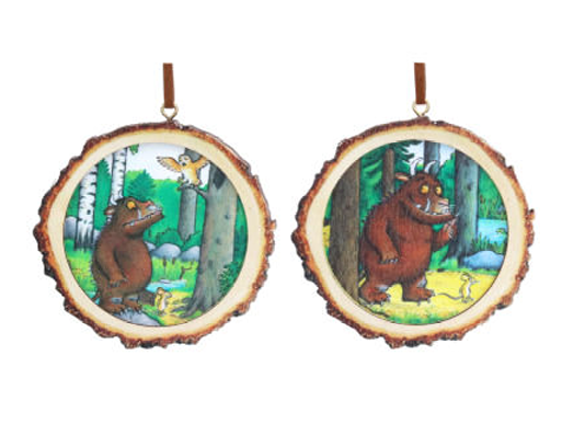 Gisela Graham | Hangfiguur Gruffalo Wood Log Assortiment                      