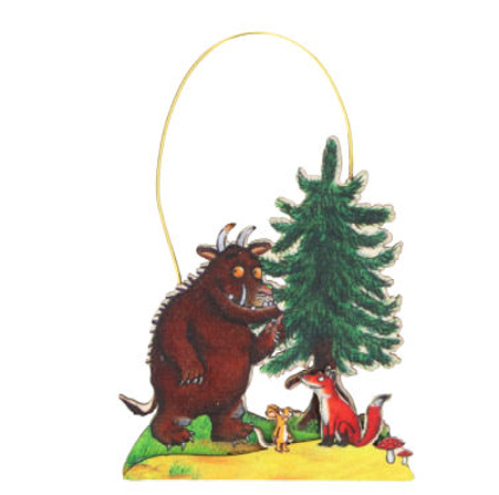 Gisela Graham | Hangfiguur Gruffalo/Mouse/Fox Wood Layered 8cm    