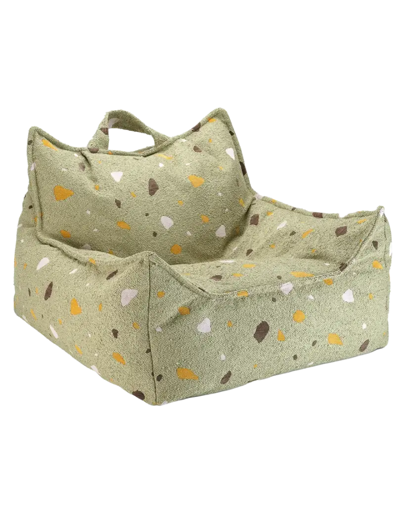 Wigiwama | Zitzak Beanbag Chair Terrazzo Moss 