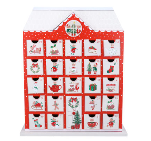 Gisela Graham | Adventkalender Wood House Holly/Alfie
