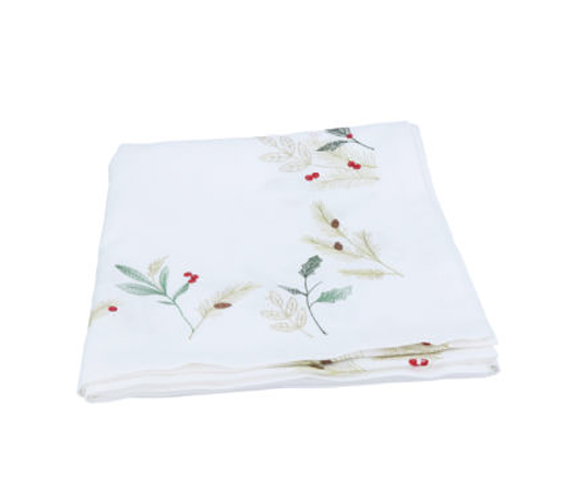 Gisela Graham | Tafellaken Embroidered Sprigs