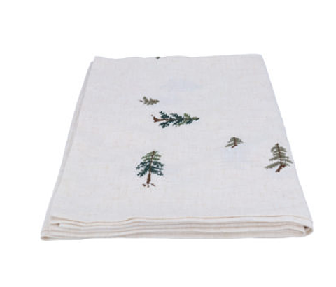 Gisela Graham | Tafellaken Embroidered Trees