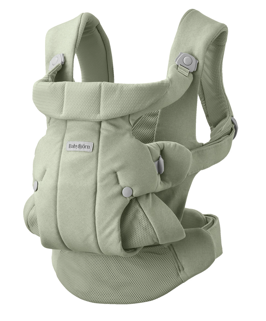 BabyBjorn | Babybuidel Hold Zacht Geborsteld Geweven Lichtgroen