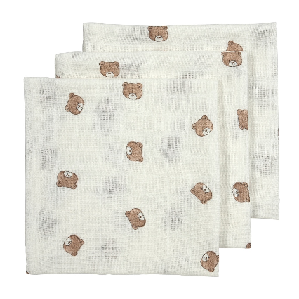 Meyco | Tetra Doek Bear 70x70cm 3-pack
