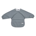 Meyco | Slabbetje Met Mouwen Dark Grey Blue Grijs/Blauw