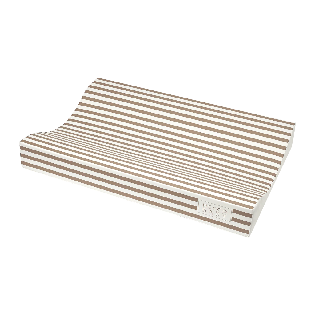 Meyco | Waskussen Fat Stripe Taupe Bruin 50x70cm