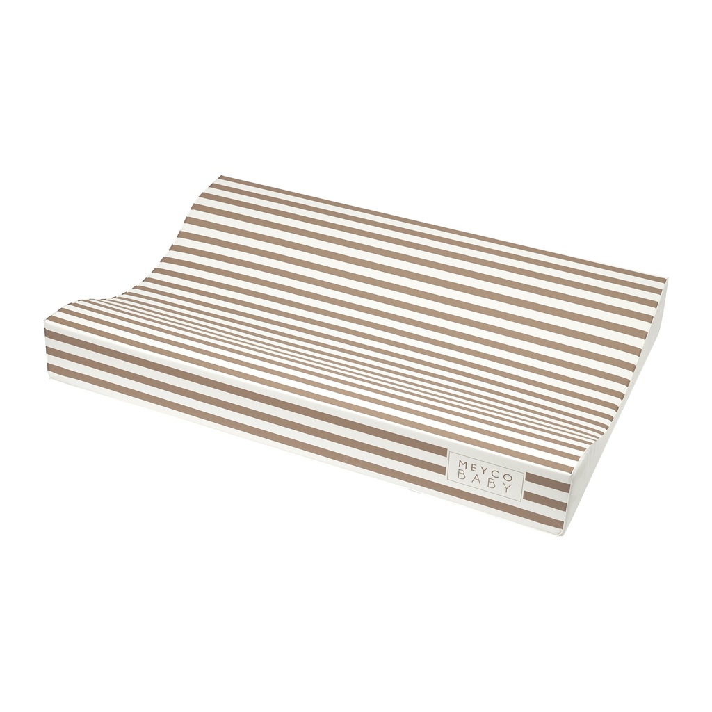 Meyco | Waskussen Fat Stripe Taupe Bruin 50x70cm