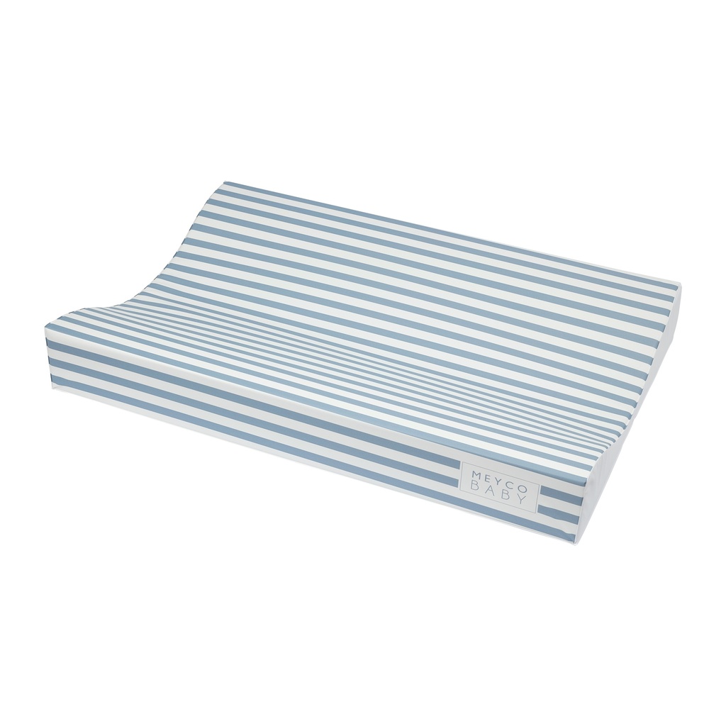 Meyco | Waskussen Fat Stripe Jeans Blue Blauw 50x70cm