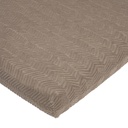 Meyco | Hoeslaken Jacquard Chevron Deluxe Dark Taupe Bruin 75x95cm