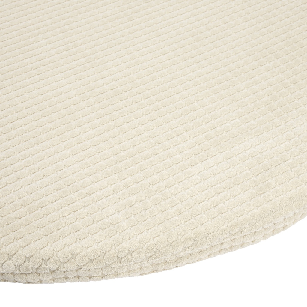 Meyco | Hoeslaken Jacquard Chevron Deluxe Pebble Soft Sand Zand Ø95cm
