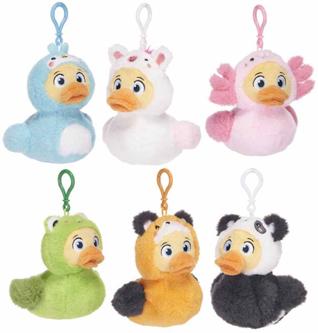 Quack Pack | Sleutelhanger Quack Pack Eend 13 cm Assortiment
