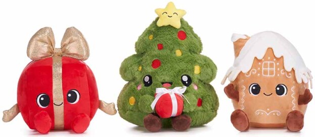 Danneels | Pluche Knuffel Kerstmis 19cm Assortiment