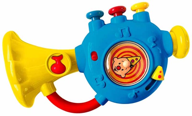 Bumba | Muziekinstrument Mijn Eerste Trompet Geel/Blauw