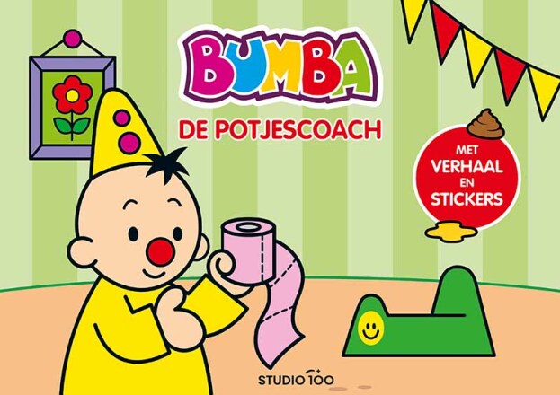 Bumba | Boek "De Potjescoach" Stickerboek met Verhaal