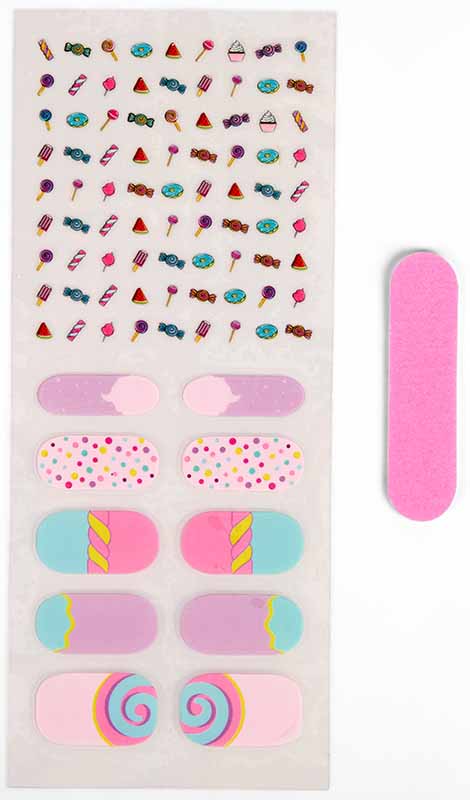 Create It! | Make-up Nail Sticker Set Lollypop