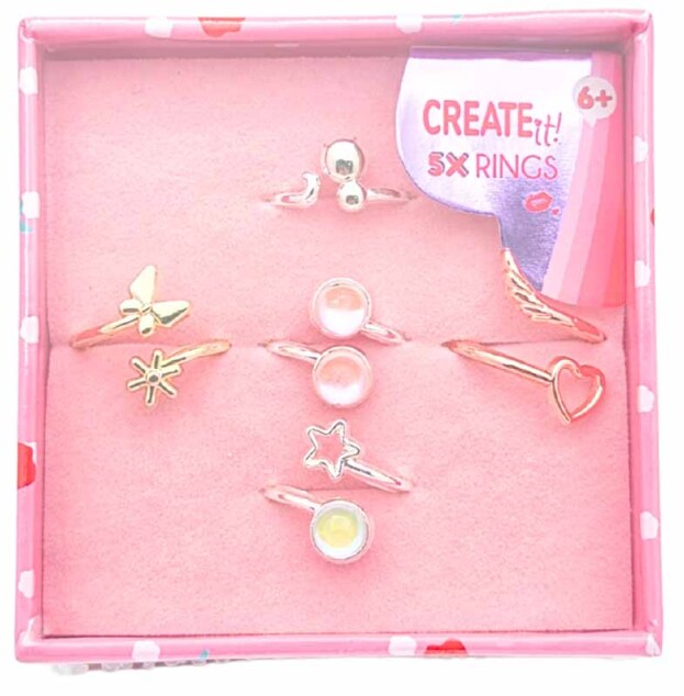 Create It! | Juweel Giftbox Ringen 5-pack