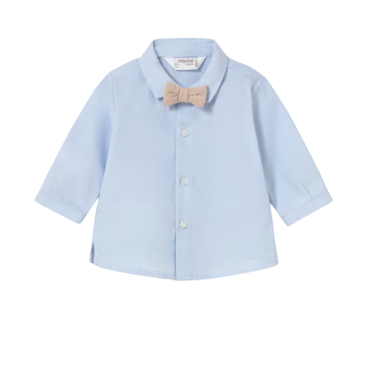Mayoral | Hemd Boys with Bow Tie Sky Blue