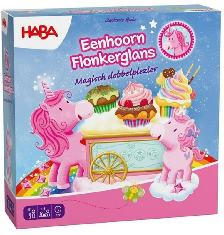 Haba | Spel Eenhoorn Flonkerglans Magisch Dobbelplezier
