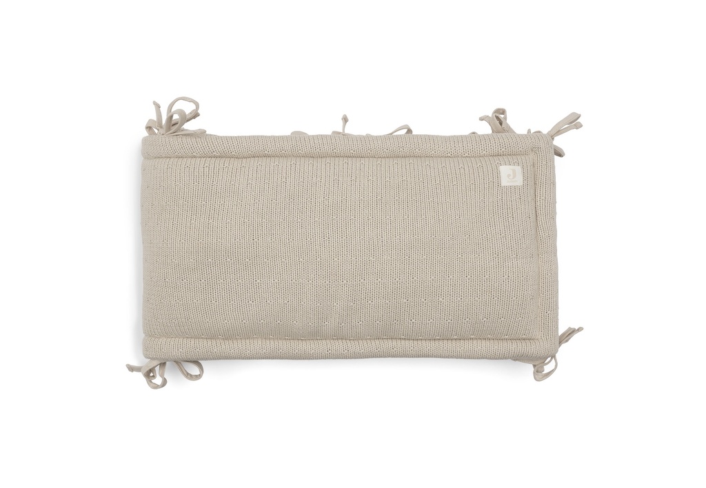 Jollein | Parkbumper Sprinkle Knit Sand Zand 180x30cm 
