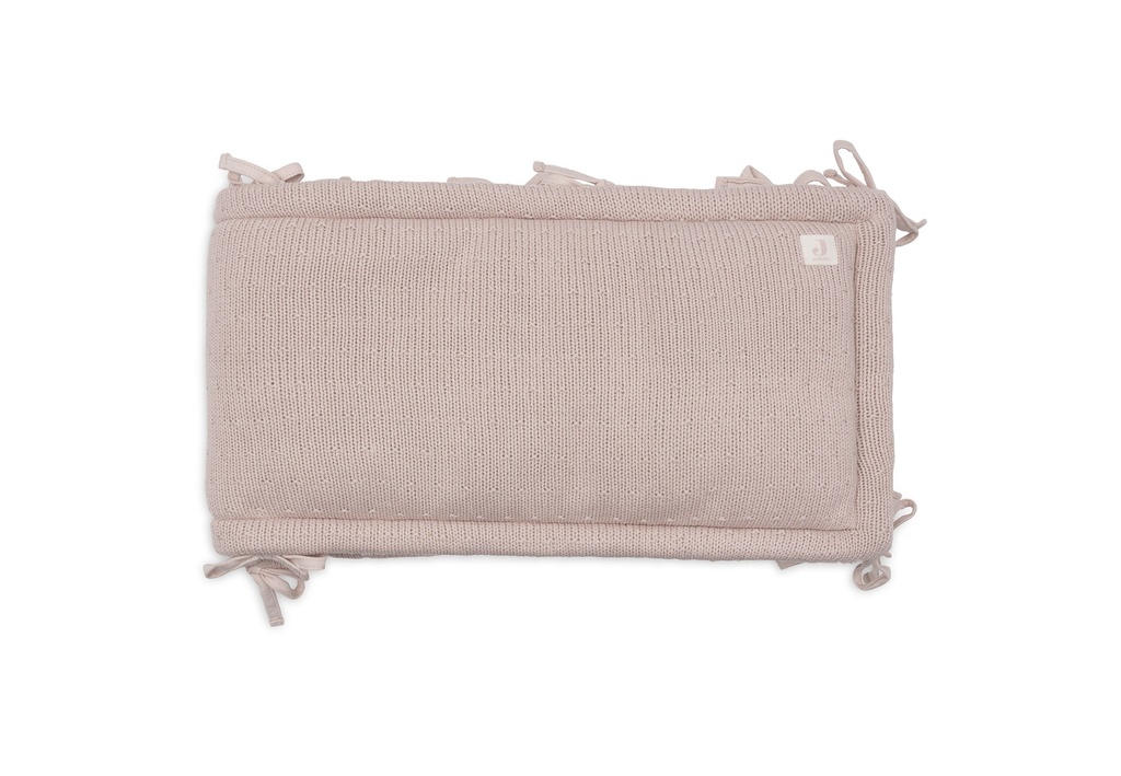Jollein | Parkbumper Sprinkle Knit Silk Rose Roze 180x30cm