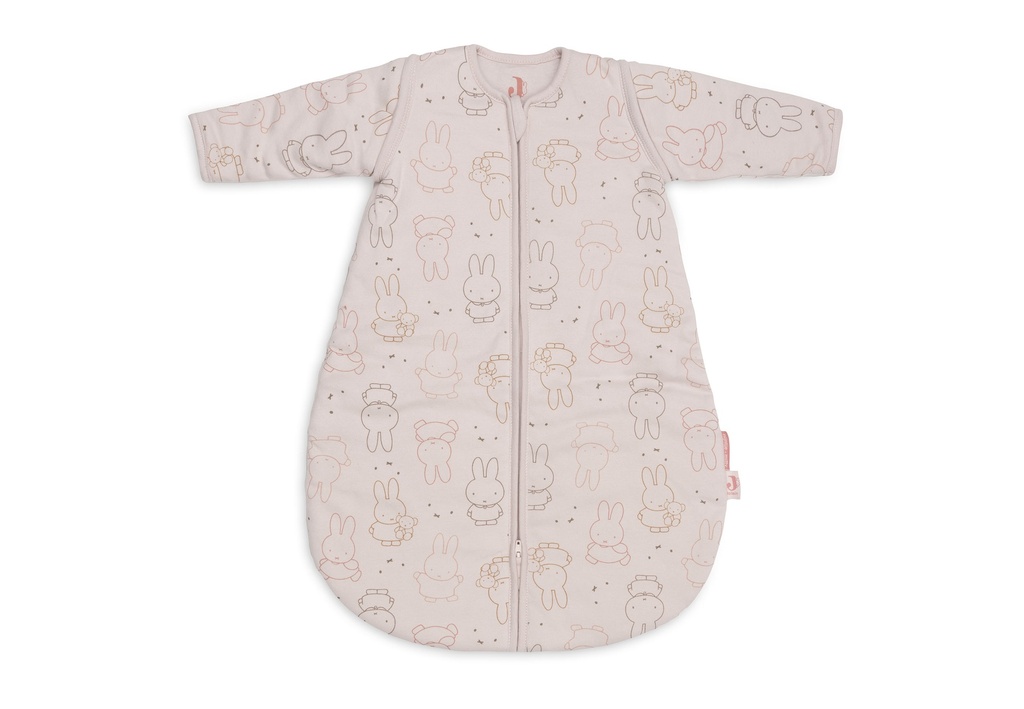 Jollein | Slaapzak Miffy Moments Silk Rose met Afritsbare Mouwen Roze 60cm 