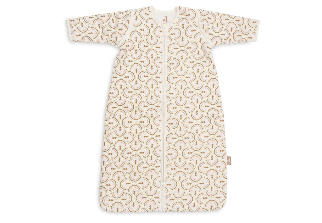 Jollein | Slaapzak Soft Plumes met Afritsbare Mouwen Ecru/Bruin 90cm 