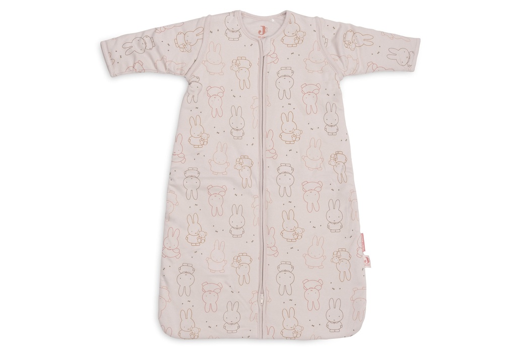 Jollein | Slaapzak Miffy Moments Silk Rose met Afritsbare Mouwen Roze 90cm 