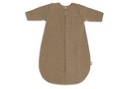 Jollein | Slaapzak Merino Wol Felted  Dark Haze met Afritsbare Mouwen Bruin 90cm