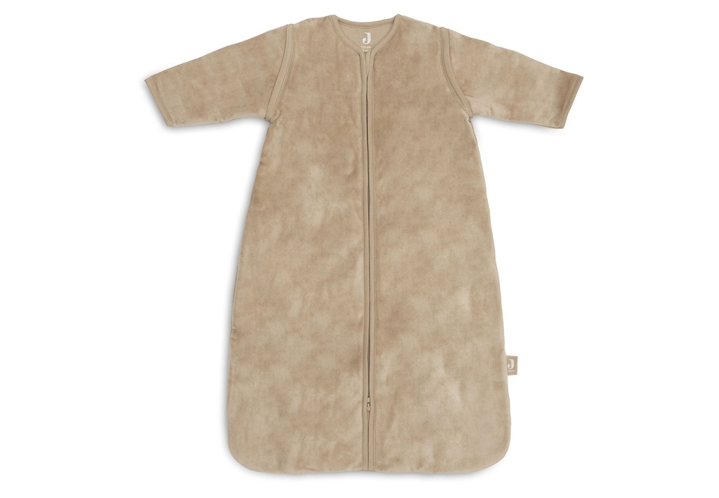 Jollein | Slaapzak Velvet Hazel met Afritsbare Mouwen Bruin 110cm