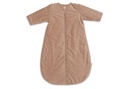 Jollein | Slaapzak Light Terra Rib met Afritsbare Mouwen Rood/Bruin 70cm