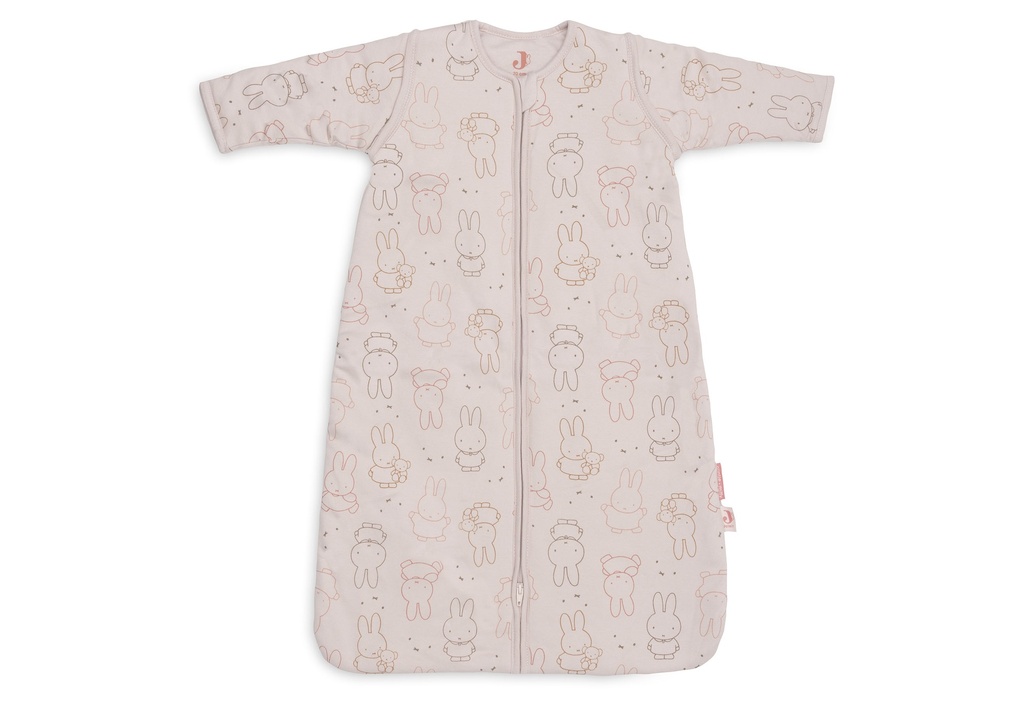 Jollein | Slaapzak Miffy Moments Silk Rose met Afritsbare Mouwen Roze 70cm