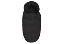 Jollein | Voetenzak vr Buggy/Wandelwagen Embossed  Nearly Black Zwart