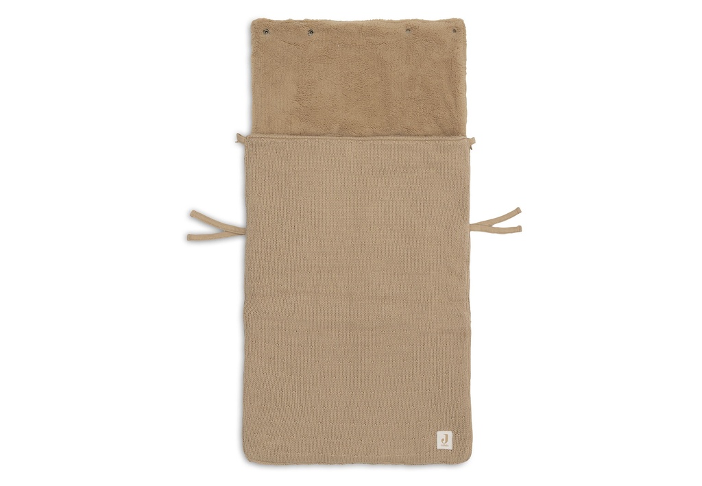 Jollein | Voetenzak Groep 0+ 3/5punts Gordel Sprinkle Knit Hazel Bruin