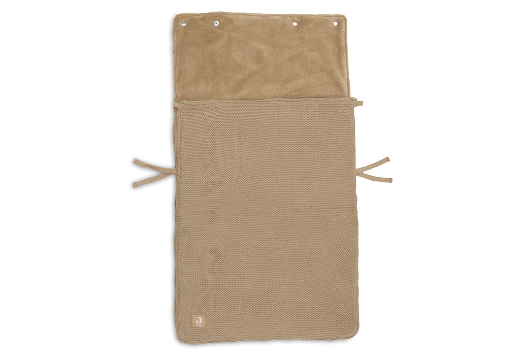 Jollein | Voetenzak Groep 0+ 3/5punts Gordel Basic Knit  Hazel Bruin