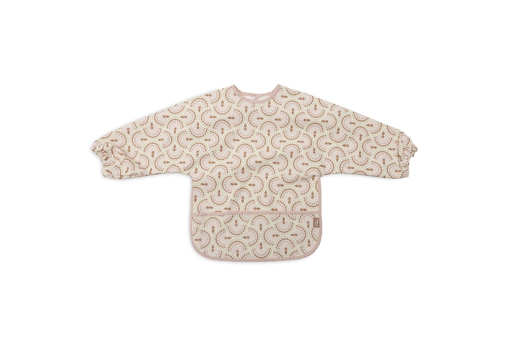 Jollein | Slabbetje met Mouwen Soft Plumes Waterdicht