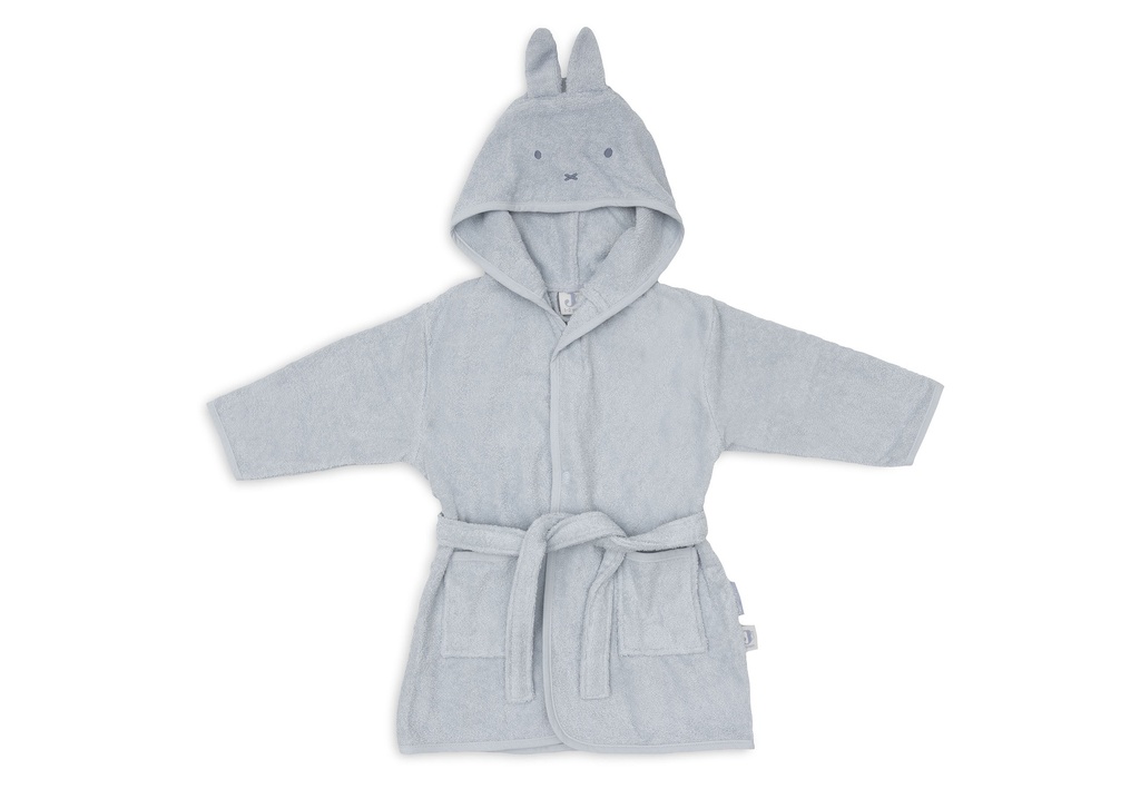 Jollein | Badjas Miffy Cloudy Blue Badstof Blauw 1-2Y