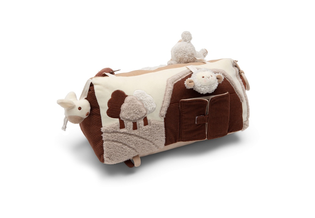 Jollein | Activiteitendriehoek Woolly Ecru/Bruin