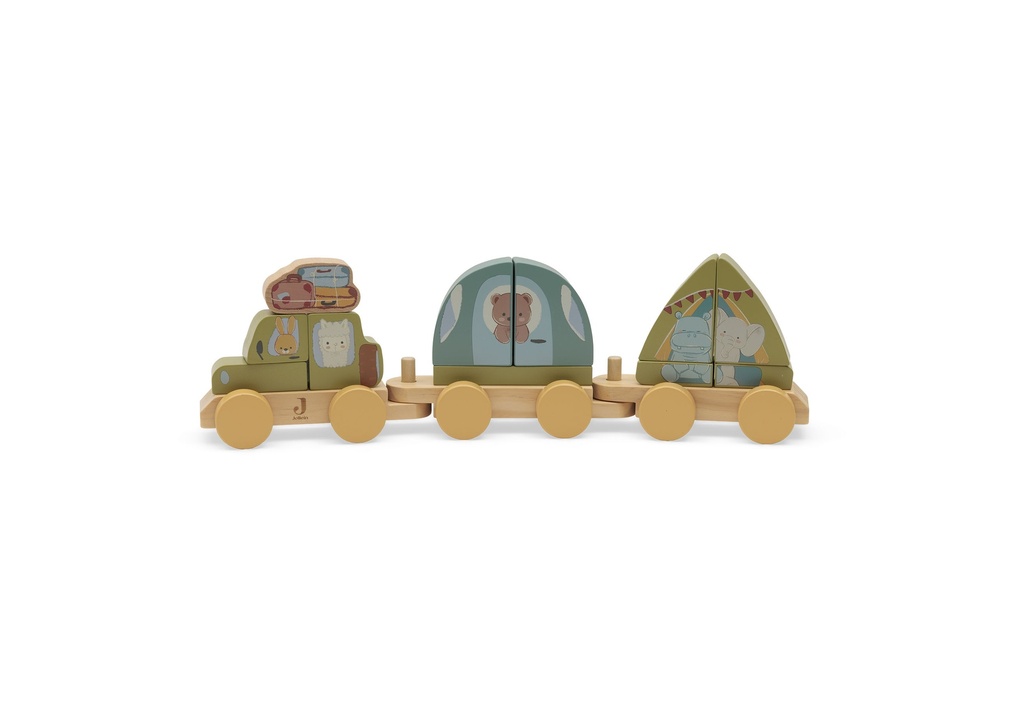 Jollein | Blokken Jollies Camping Blokkentrein Hout