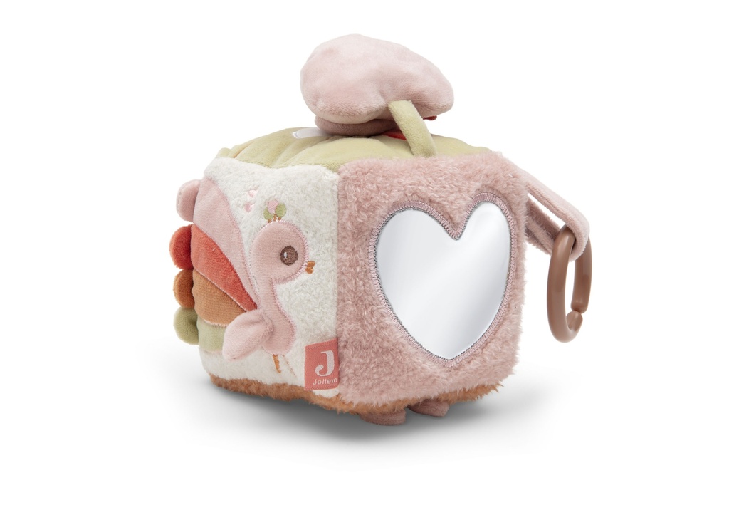 Jollein | Activiteitenkubus Soft Plumes Textiel