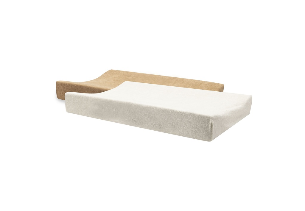 Jollein | Waskussenhoes Hazel/Oatmeal Badstof Bruin/Ecru 50x70cm 2-pack