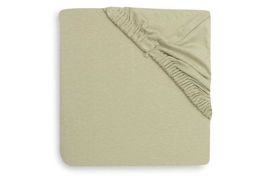 Jollein | Hoeslaken Soft Matcha Jersey Groen 60x120cm