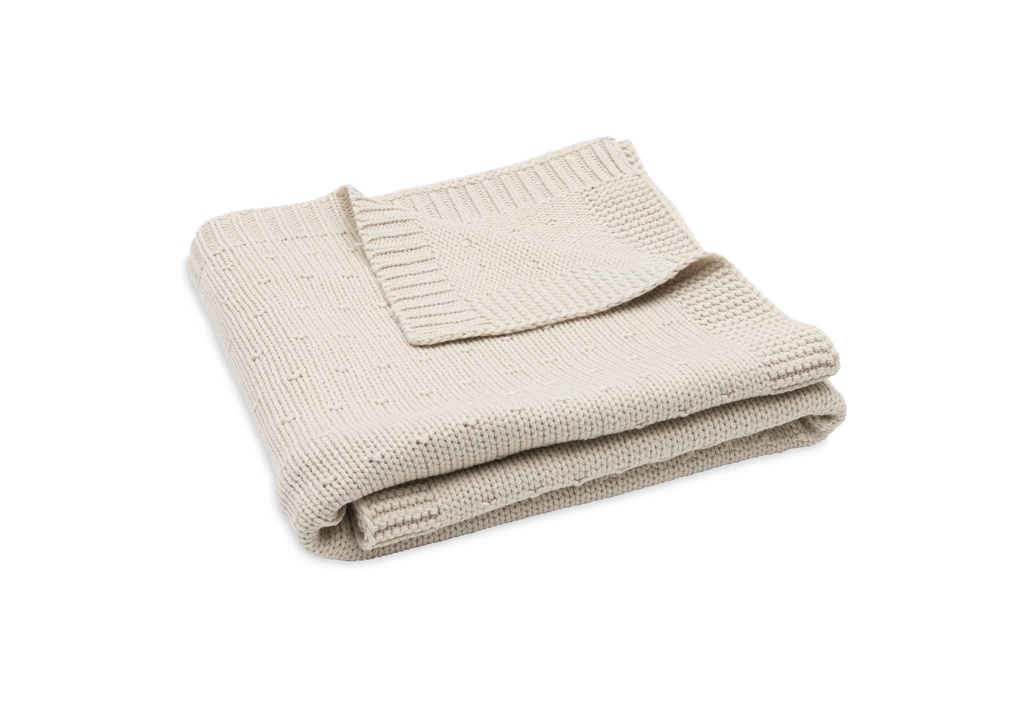 Jollein | Deken Wieg Sand Sprinkle Knit Zand 75x100cm